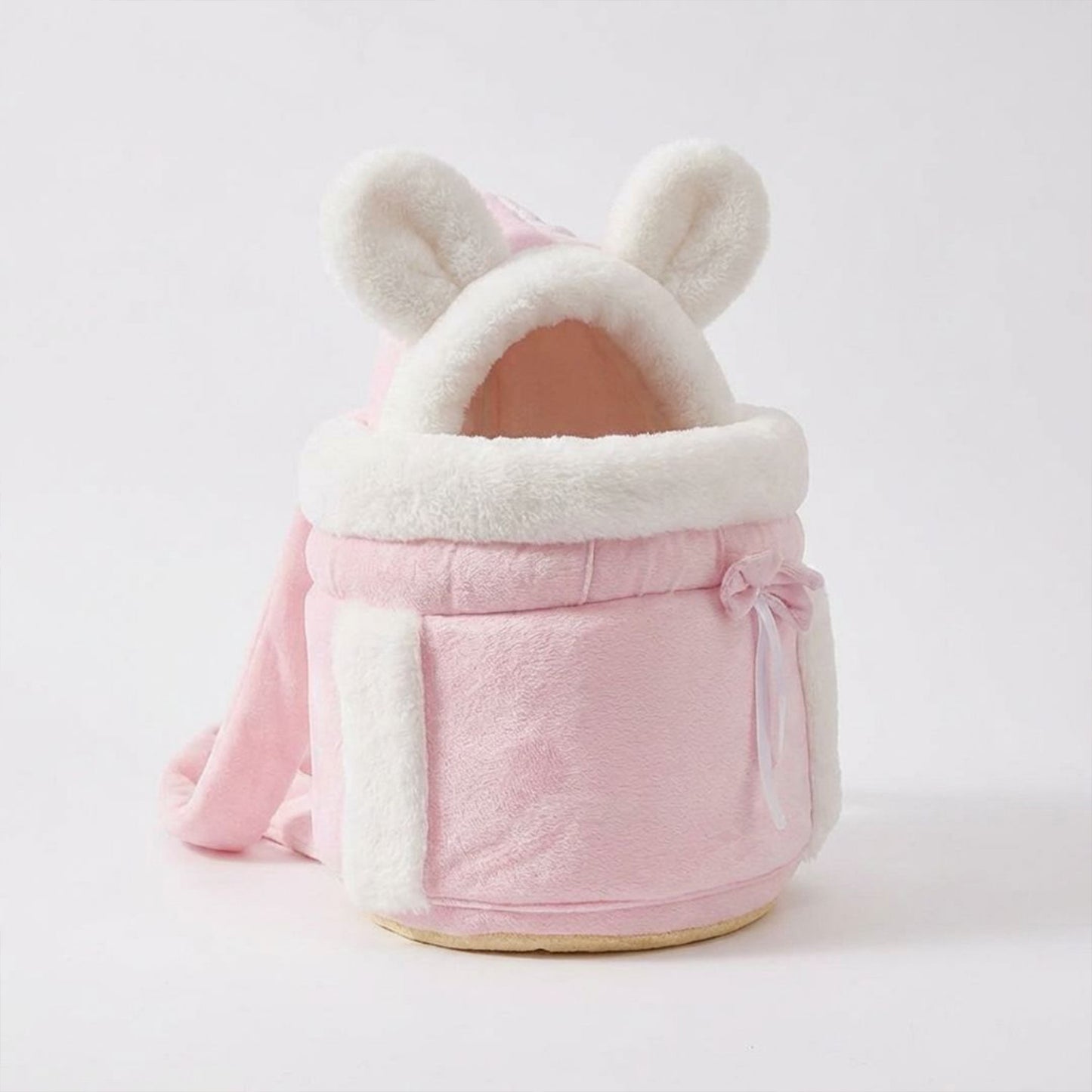 Cat Carrier Bag Soft Plush Rabbit Ear Pet Backpack Travel Carrier for Small Cats and Kittens