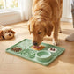 6 in 1 Dog Lick Mat Slow Feeder with Bowl Multifunction Pet Feeding Mat Non Slip Silicone