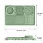 6 in 1 Dog Lick Mat Slow Feeder with Bowl Multifunction Pet Feeding Mat Non Slip Silicone