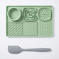 6 in 1 Dog Lick Mat Slow Feeder with Bowl Multifunction Pet Feeding Mat Non Slip Silicone