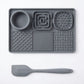 6 in 1 Dog Lick Mat Slow Feeder with Bowl Multifunction Pet Feeding Mat Non Slip Silicone