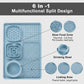 6 in 1 Dog Lick Mat Slow Feeder with Bowl Multifunction Pet Feeding Mat Non Slip Silicone