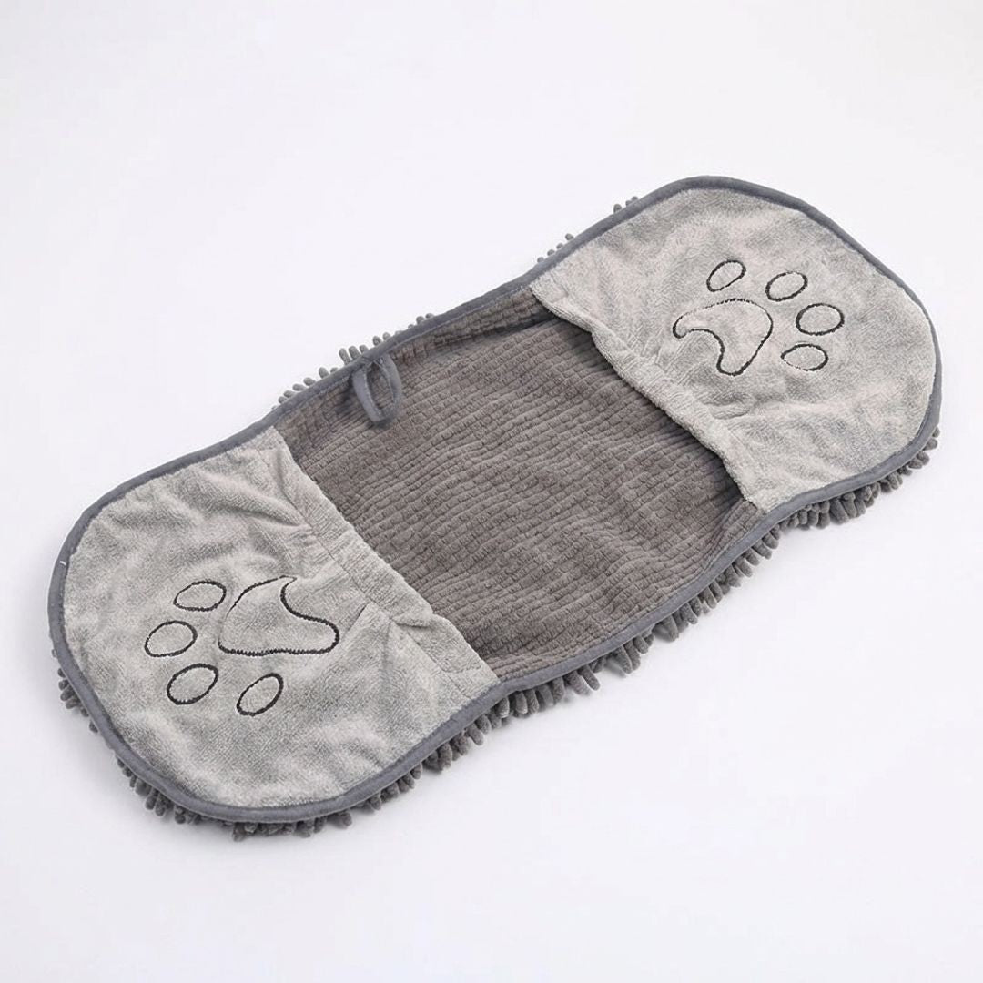 Microfiber Dog Drying Towel Mitt Super Absorbent Pet Bath Towel Fast Dry Dog Grooming Towel