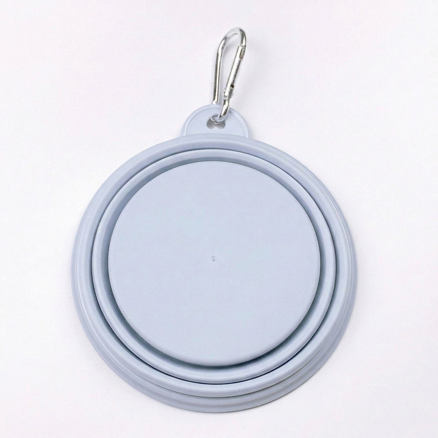 Collapsible Dog Travel Bowl with Carabiner Portable Silicone Pet Water and Food Bowl 12 oz