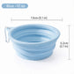 Collapsible Dog Travel Bowl with Carabiner Portable Silicone Pet Water and Food Bowl 12 oz