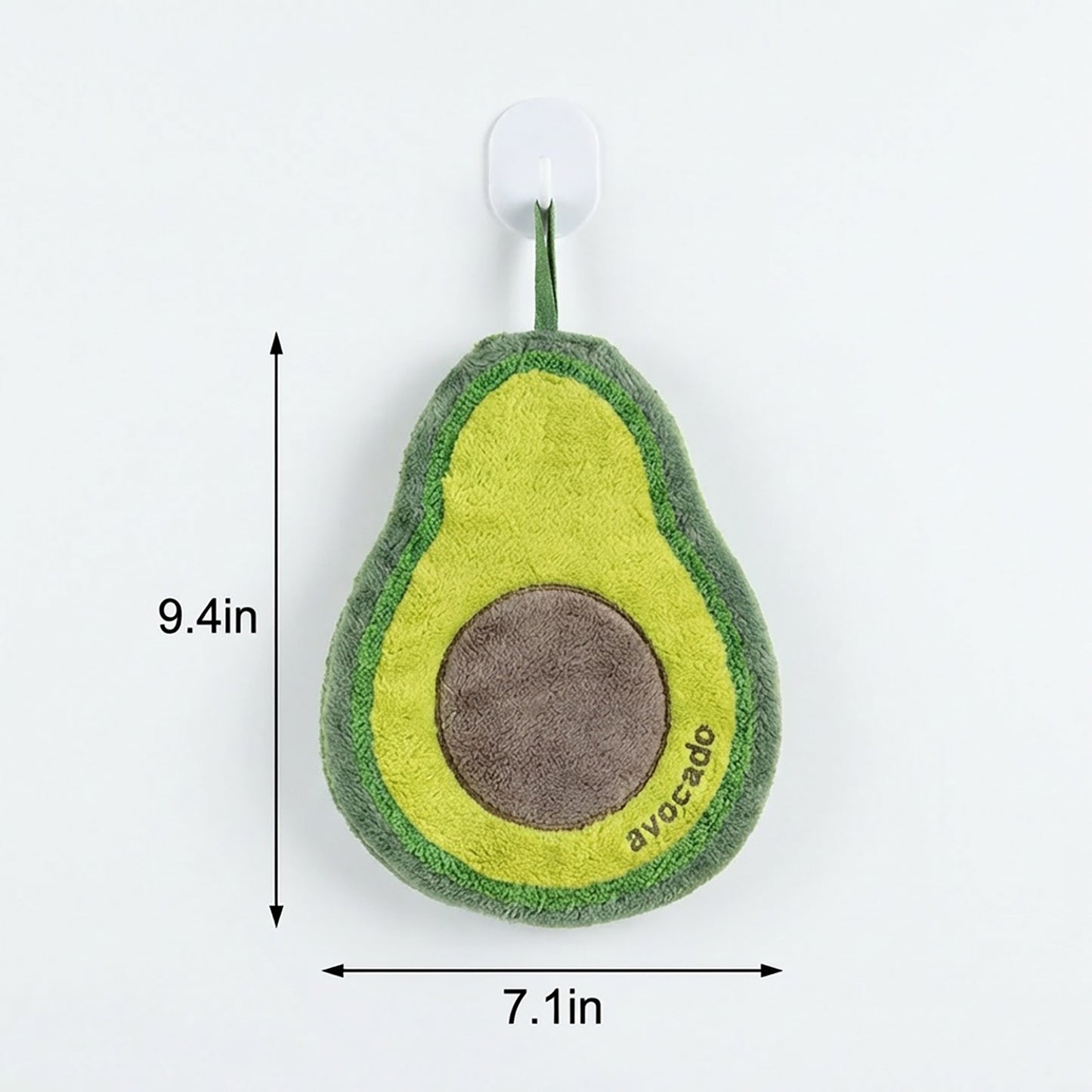 3 Pack Hanging Hand Towels Cute Fruit Shape Kitchen Bathroom Quick Dry Decorative Cleaning Towels