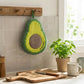 3 Pack Hanging Hand Towels Cute Fruit Shape Kitchen Bathroom Quick Dry Decorative Cleaning Towels