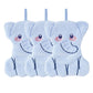 3 Pack Coral Fleece Hanging Hand Towels Soft Absorbent Kitchen Bathroom Hand Towels