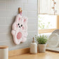 3 Pack Coral Fleece Hanging Hand Towels Soft Absorbent Kitchen Bathroom Hand Towels