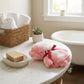 Bear Shaped Hand Towel 29 Inch Soft Plush Bathroom Towel Gift Ready Design