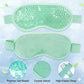 Reusable Gel Bead Eye Mask Hot and Cold Compress PVC Eye Cover with Adjustable Strap