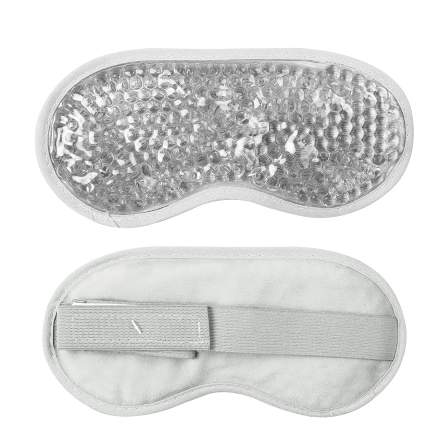 Reusable Gel Bead Eye Mask Hot and Cold Compress PVC Eye Cover with Adjustable Strap