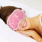 Reusable Gel Bead Eye Mask Hot and Cold Compress PVC Eye Cover with Adjustable Strap
