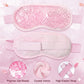 Reusable Gel Bead Eye Mask Hot and Cold Compress PVC Eye Cover with Adjustable Strap