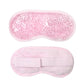 Reusable Gel Bead Eye Mask Hot and Cold Compress PVC Eye Cover with Adjustable Strap