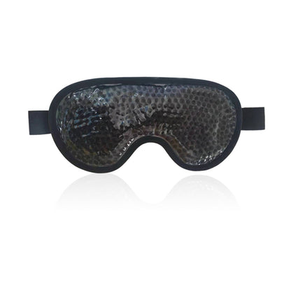 Reusable Gel Bead Eye Mask Hot and Cold Compress with PVC Exterior Adjustable Strap Design