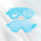 Reusable Gel Bead Eye Mask Hot and Cold Compress with PVC Exterior Adjustable Strap Design