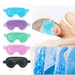 Reusable Gel Bead Eye Mask Hot and Cold Compress with PVC Exterior Adjustable Strap Design