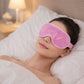Reusable Gel Bead Eye Mask Hot and Cold Compress with PVC Exterior Adjustable Strap Design