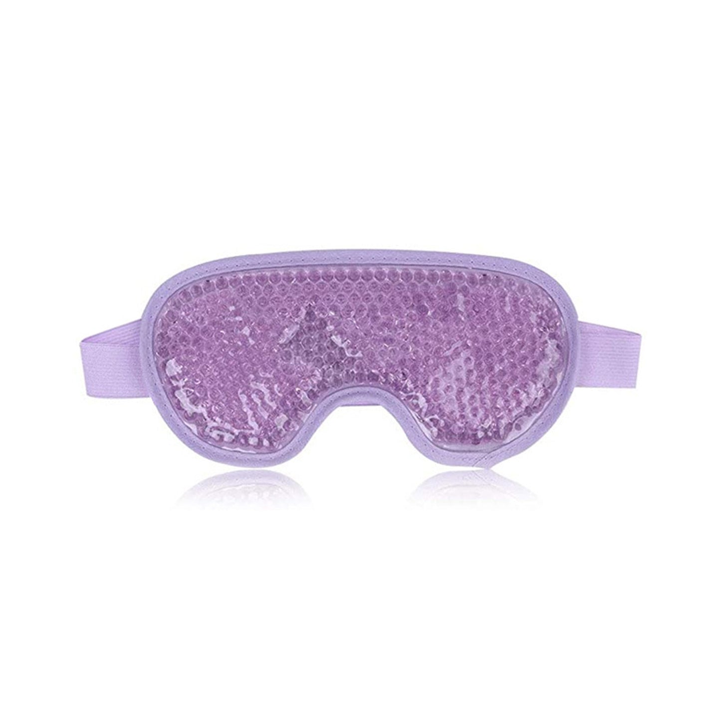Reusable Gel Bead Eye Mask Hot and Cold Compress with PVC Exterior Adjustable Strap Design