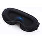 3D Contoured Sleep Eye Mask with Integrated Nose Bridge Memory Foam Light Blocking Eye Cover