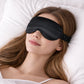 3D Contoured Sleep Eye Mask with Integrated Nose Bridge Memory Foam Light Blocking Eye Cover