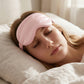 3D Contoured Sleep Eye Mask with Integrated Nose Bridge Memory Foam Light Blocking Eye Cover