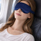 3D Contoured Sleep Eye Mask with Integrated Nose Bridge Memory Foam Light Blocking Eye Cover