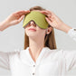 Dual-Sided Cooling and Warm Sleep Eye Mask with Adjustable Strap and Light Blocking Design