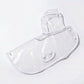 Clear Dog Raincoat Hooded Waterproof Pet Rain Jacket with Leash Hole for Small Medium Dogs