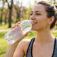 2 Pack Clear Water Bottle Reusable Plastic Drinking Bottle Leakproof Wide Mouth Hydration Bottle