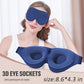 3D Contoured Sleep Eye Mask for Women and Men Adjustable Strap Light Blocking Eye Cover