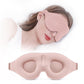 3D Contoured Sleep Eye Mask for Women and Men Adjustable Strap Light Blocking Eye Cover