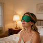Silk Sleep Mask Soft Eye Mask Adjustable Strap Light Blocking Sleeping Eye Cover for Night Sleep