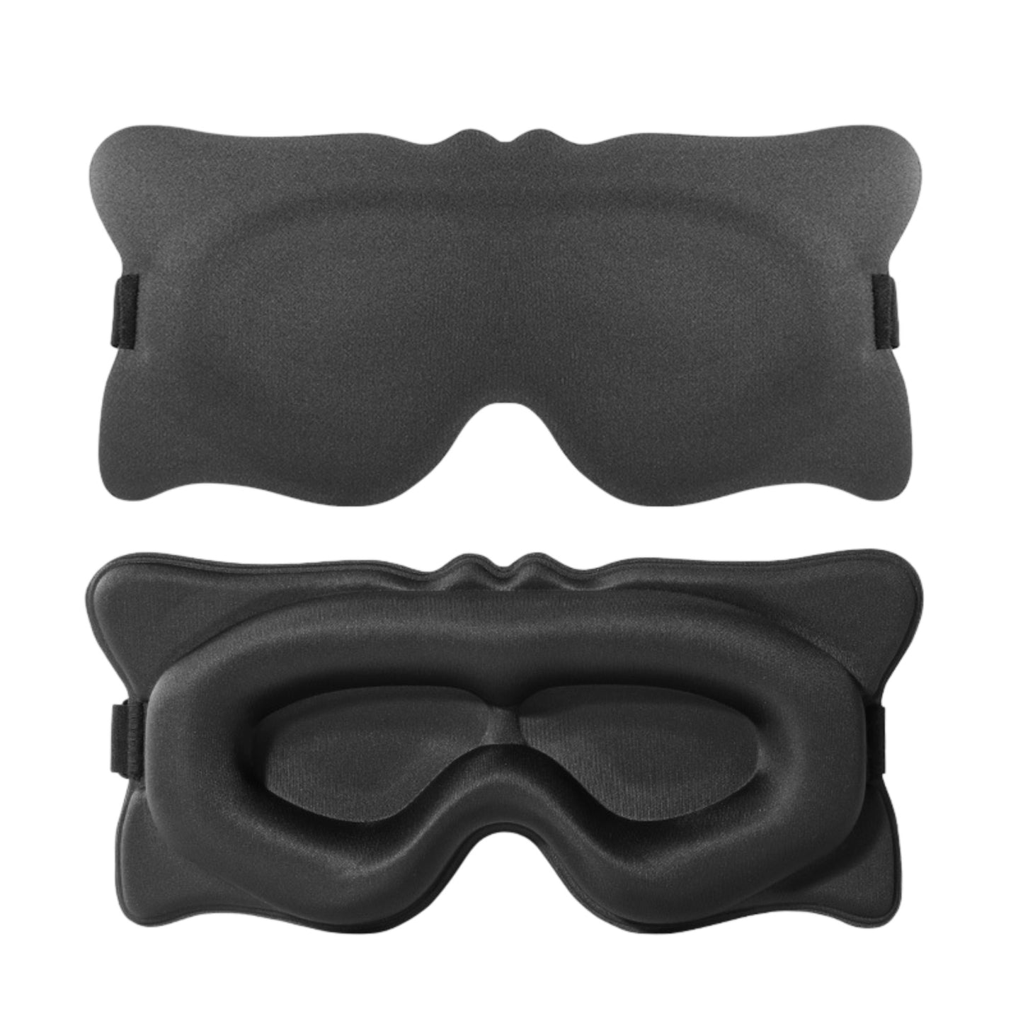 Contoured Sleep Mask Light Blocking Eye Mask Adjustable Strap Eye Cover for Travel Nap Night Sleep