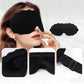 3D Contoured Sleep Mask Light Blocking Eye Mask Adjustable Strap Soft Eye Cover for Travel Sleep