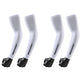 Unisex Arm Sleeves 2 Pair Set Breathable Stretch Sun Sleeves for Sports Outdoor Activities