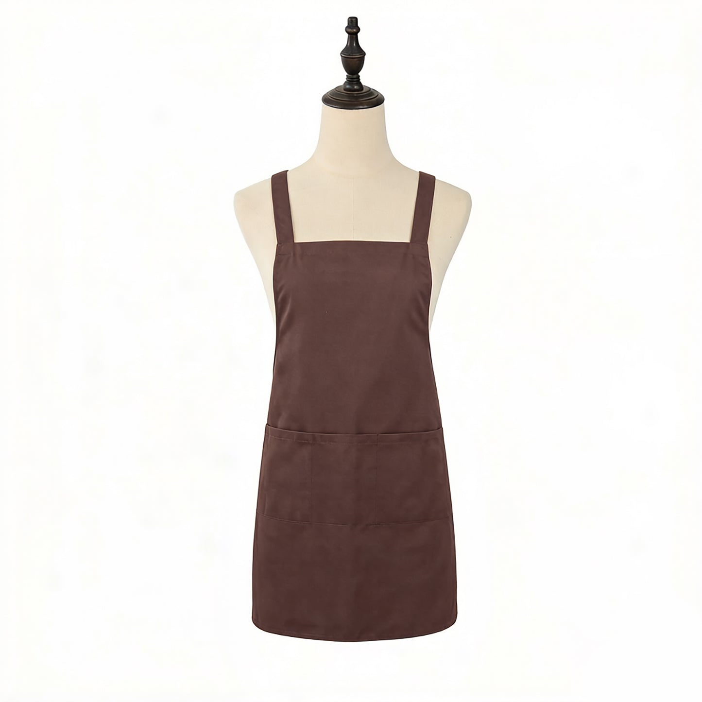 Adjustable Kitchen Apron with Front Pockets Durable Cooking Apron for Baking Cleaning Gardening