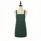 Adjustable Kitchen Apron with Front Pockets Durable Cooking Apron for Baking Cleaning Gardening