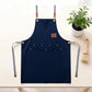 Canvas Work Apron with Multi Pocket Kitchen Apron for Cooking Baking Cleaning Gardening
