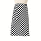Checkered Waist Apron with Front Pocket Half Apron for Cooking Baking Serving Cleaning