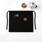 Waist Apron with Multi Pocket Storage Adjustable Tie Straps Half Apron for Kitchen Cooking Work