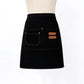 Waist Apron with Multi Pocket Storage Adjustable Tie Straps Half Apron for Kitchen Cooking Work