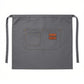 Waist Apron with Multi Pocket Storage Adjustable Tie Straps Half Apron for Kitchen Cooking Work