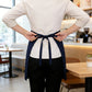 Waist Apron with Multi Pocket Storage Adjustable Tie Straps Half Apron for Kitchen Cooking Work