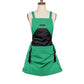Full Coverage Gardening Apron with Large Harvest Pocket Oxford Fabric Apron for Yard Fruit Picking
