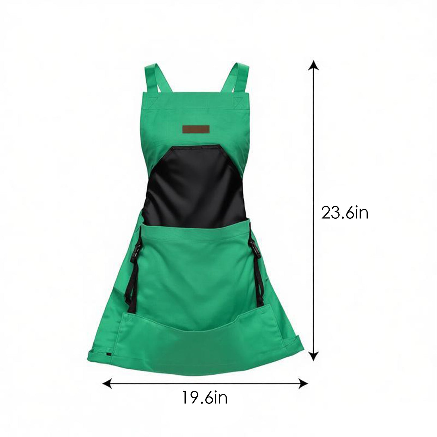 Full Coverage Gardening Apron with Large Harvest Pocket Oxford Fabric Apron for Yard Fruit Picking