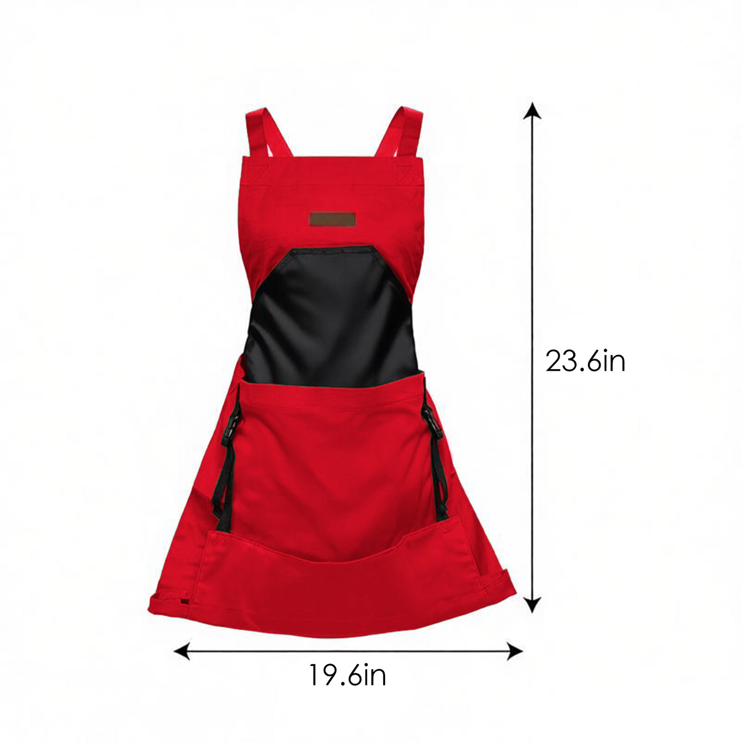 Full Coverage Gardening Apron with Large Harvest Pocket Oxford Fabric Apron for Yard Fruit Picking