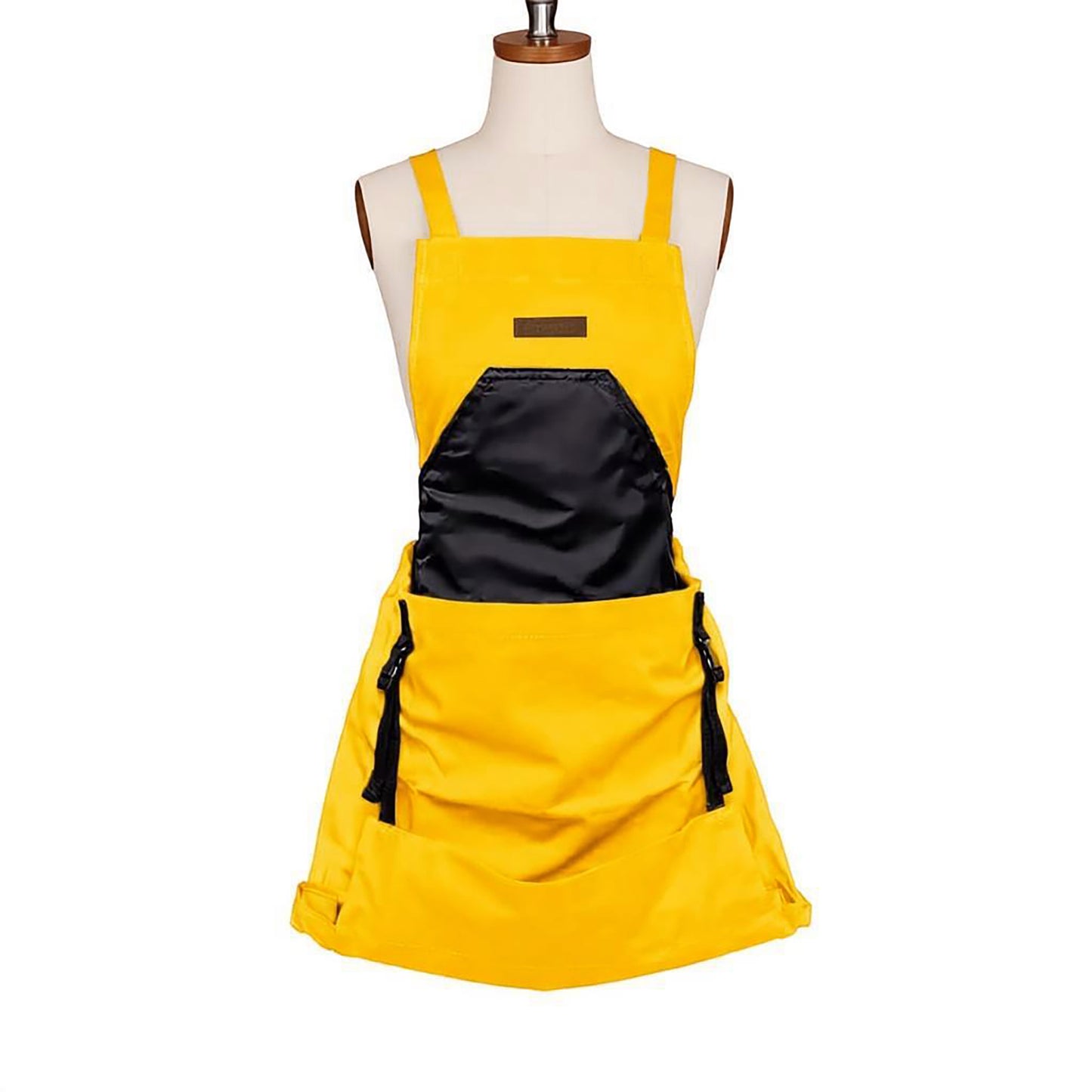 Full Coverage Gardening Apron with Large Harvest Pocket Oxford Fabric Apron for Yard Fruit Picking