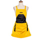 Full Coverage Gardening Apron with Large Harvest Pocket Oxford Fabric Apron for Yard Fruit Picking
